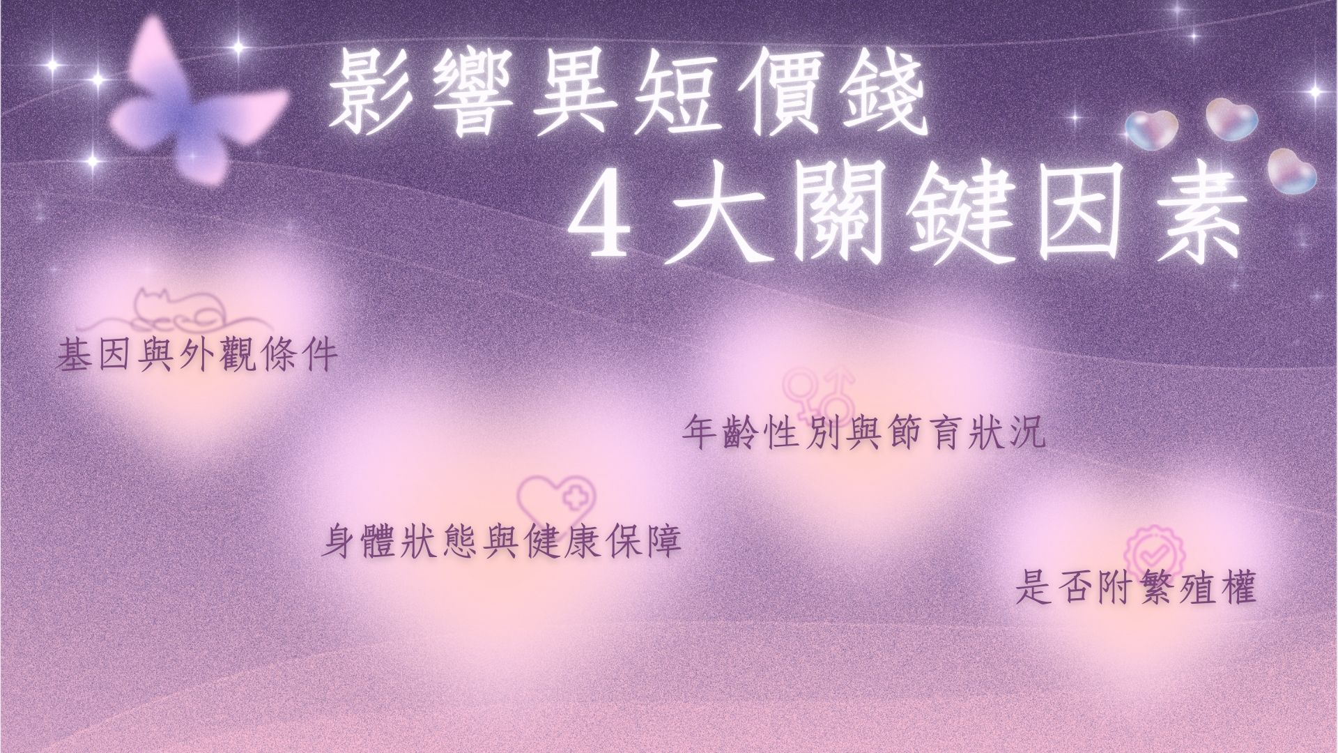 影響異短價錢的因素
